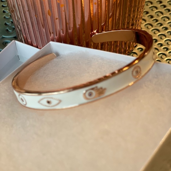Evil Eye bangle bracelet - Picture 2 of 4